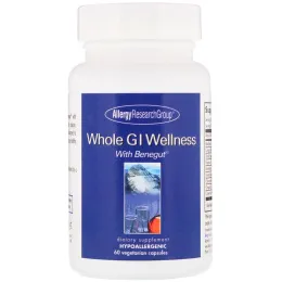 Allergy Research Group, Whole GI Wellness, для здоровой желудочно-кишечной функции, 60 вегетарианских капсул