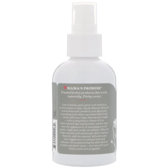 Earth Mama, Belly Oil, 4 ж. унц. (120 мл)