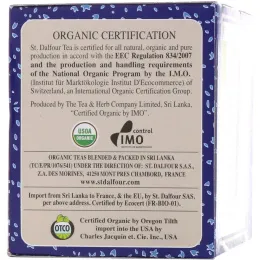 St. Dalfour, Organic Pure Darjeeling Tea, 25 Tea Bags, 1.75 oz (50 g)