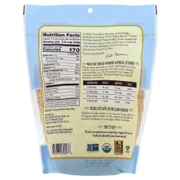 Bob's Red Mill, органический необработанный овес, цельное зерно, 680 г (24 унции)