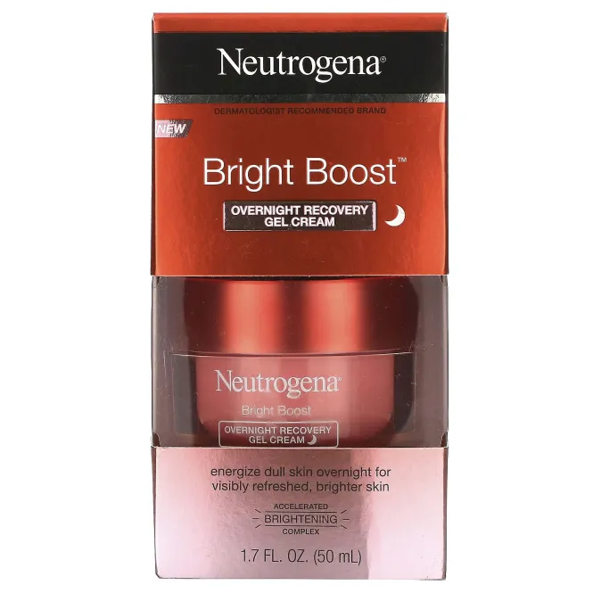 Neutrogena, Bright Boost, Overnight Recovery Gel Cream, 1.7 fl oz (50 ml)