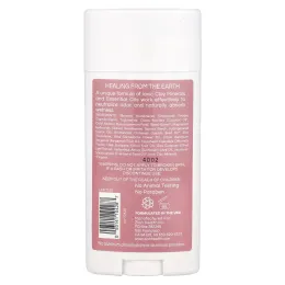 Zion Health, Bold, ClayDry, дезодорант, роза с бергамотом, 80 г (2,8 унции)