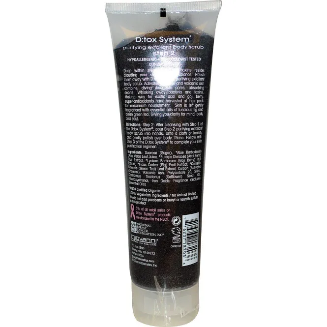 Giovanni, Очищающий и отшелушивающий скраб для тела, 6 унций (170 г)