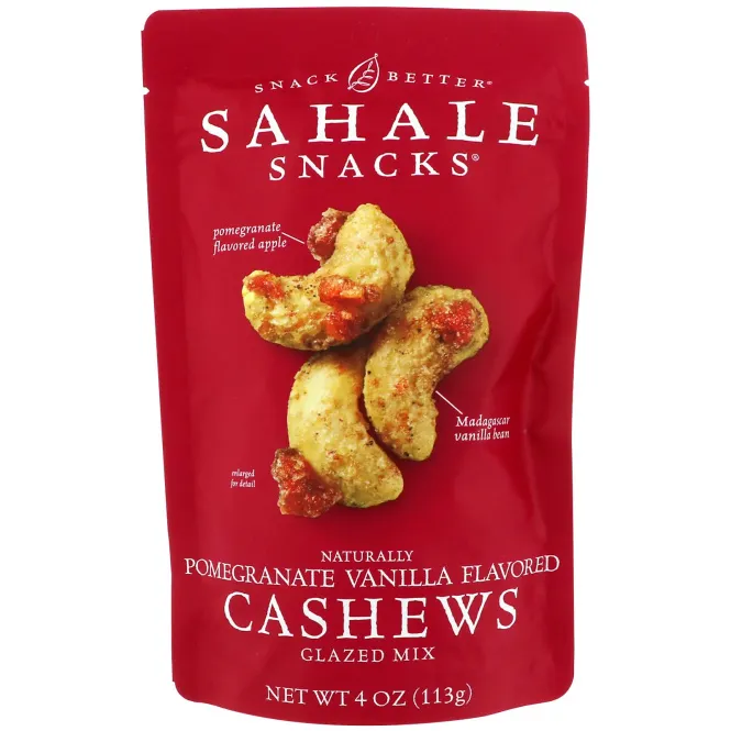 Sahale Snacks, Кешью с гранатом и ванилью, 4 унции (113 г)