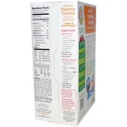 Earth's Best, Органическая овсяная каша Yummy Tummy быстрого приготовления, с кленовым сиропом и коричневым сахаром, 10 пакетиков, по 1,51 унции (43 гр) каждый