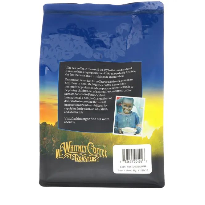 Mt. Whitney Coffee Roasters, Organic Sumatra Gayo Mountain, Medium Plus Roast Whole Bean Coffee, 12 oz (340 g)
