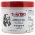 Thayers, Вяжущие подушечки - Гамамелис оригинальный 60 подушечек