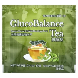Longreen, GlucoBalance Tea, 20 чайных пакетиков, 60 г (2,12 унции)
