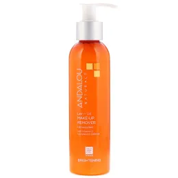 Andalou Naturals, Средство для снятия макияжа с ресниц и век, осветляющее, 6 жидких унций (178 мл)