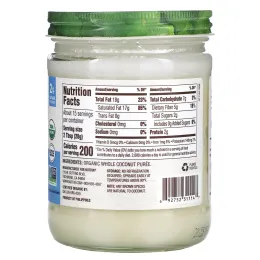 Nutiva, Coconut Manna, органическая чистая и вкусная кокосовая паста, 425 г (15 унций)