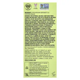Cliganic, Moment of Elation ™, органическое эфирное масло бергамота, 10 мл (0,34 жидк. Унции)