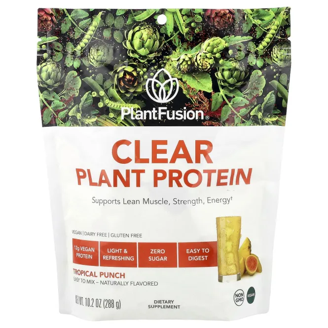 PlantFusion, чистый растительный протеин, тропический пунш, 288 г (10,2 унции)