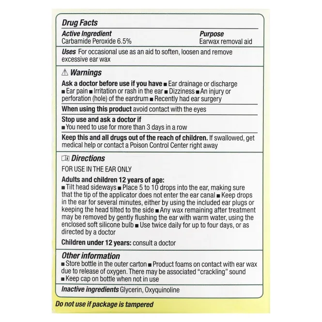 NeilMed, SuaveEar, средство для удаления ушной серы, 6 шт.