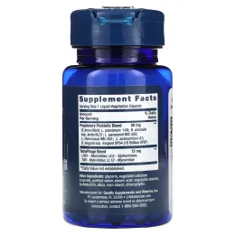 Life Extension, Florassist, пробиотик для ЖКТ с фаговой технологией, 30 вегетарианских капсул с жидкостью