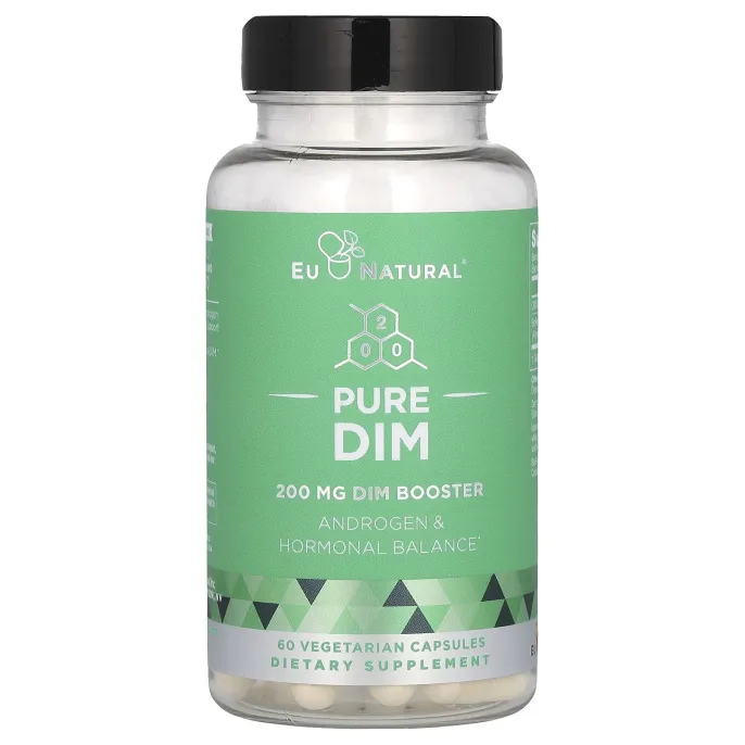 Eu Natural, Pure DIM, 200 мг, 60 вегетарианских капсул