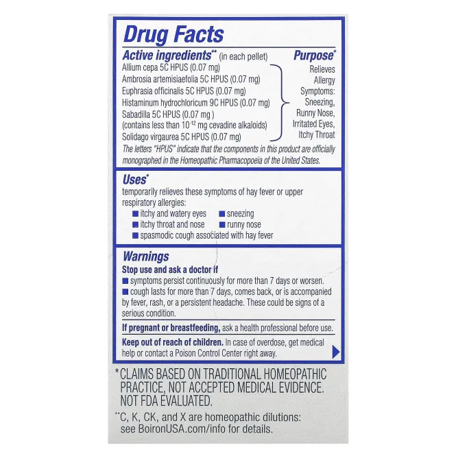 Boiron, AllergyCalm On the Go, 2 тюбика по 80 гранул