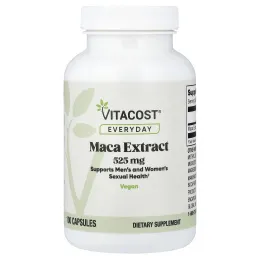 Vitacost, экстракт маки, 525 мг, 100 капсул