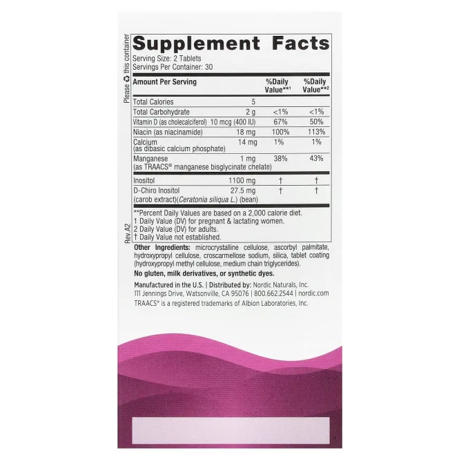 Nordic Naturals, поддержка фертильности, 60 таблеток