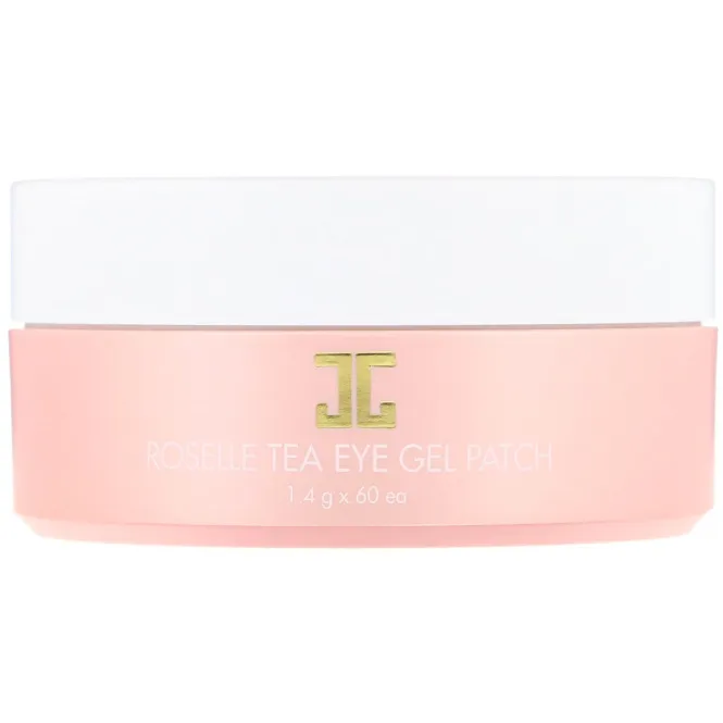 Jayjun Cosmetic, Гелевый патч для глаз с чаем каркадэ, 60 патчей, по 1,4 г каждый