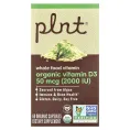Plnt, Органический витамин D3, 50 мкг (2000 МЕ), 60 органических капсул