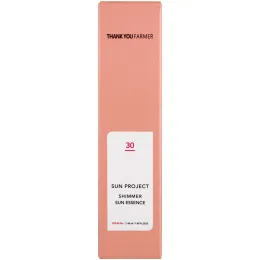 Thank You Farmer, Sun Project, Shimmer Sun Essence, SPF 30, 1.40 fl oz (40 ml)
