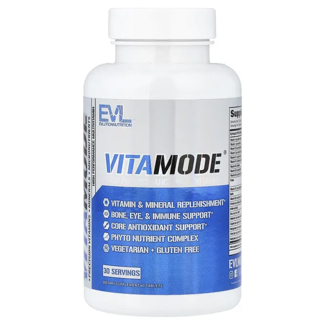 EVLution Nutrition, VitaMode®, высокоэффективные мультивитамины, 60 таблеток