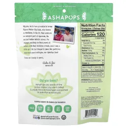 AshaPops, Popped Water Lily Seeds, веганский сыр, 28 г (1 унция)