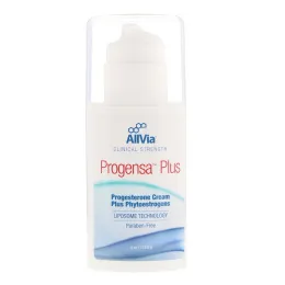 AllVia, Progensa Plus, Progestrone Cream, Unscented, 4 oz (113.6 g)