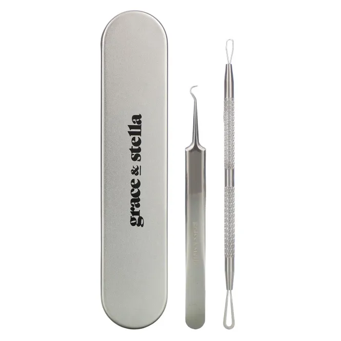 Grace & Stella, набор для удаления черных точек, 2 предмета