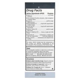 Homeolab USA, Kids Relief, сироп от кашля и простуды, ночная смесь, для детей 0–12 лет, 100 мл (3,4 жидк. унц.)