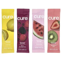 Cure Hydration, смесь для приготовления электролитического напитка, классический ассорти вкусов, 28 пакетиков, 216 г (7,6 унции)