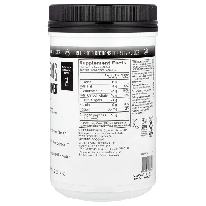 Vital Proteins, Collagen Creamer®, мокко, 317 г (11 унций)