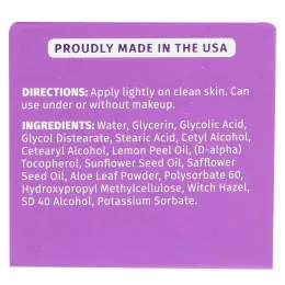 Reviva Labs, Гликолевая кислота для жирной кожи, легкое дневное увлажняющее средство, 1,5 унц. (42 г)