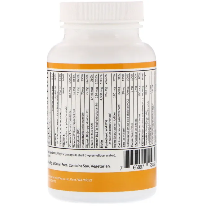 InterPlexus Inc., Poly VytaMyns, Iron-Free Multivitamins, 90 Capsules