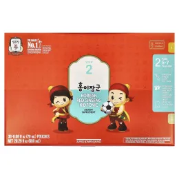 JungKwanJang, корейский красный женьшень, тоник для детей, этап 2, для детей 5-7 лет, 30 пакетиков по 20 мл (0,68 жидк. унции)