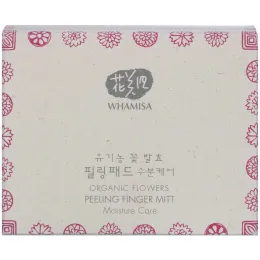 Whamisa, Organic Flowers, Moisture Care, Peeling Finger Mitt, 30 Mitts, 6.3 oz (180 g)