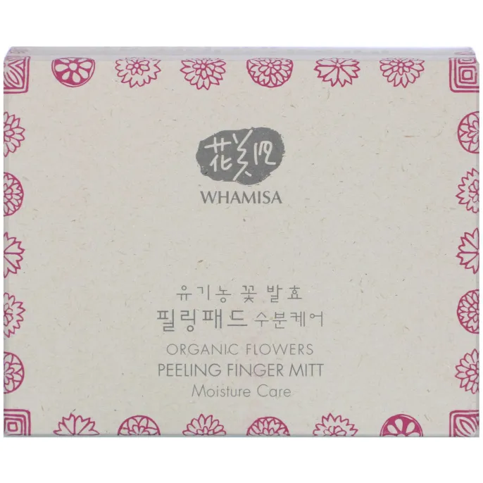Whamisa, Organic Flowers, Moisture Care, Peeling Finger Mitt, 30 Mitts, 6.3 oz (180 g)