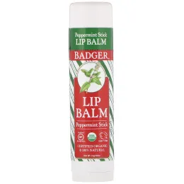 Badger Company, Бальзам для губ, палочка с перечной мятой, 17 г (0,6 унции)