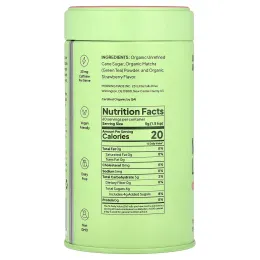 Morning Made, латте с матча, клубничная смесь, 240 г (8,46 унции)