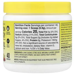 Ascent, Clean Hydration + Energy, Energy Drink Mix, Raspberry Lemonade, 8.32 oz (236 g)