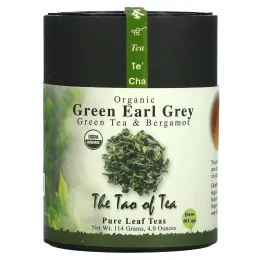 The Tao of Tea, органический зеленый чай и бергамот, зеленый бергамот, 114 г (4 унции)