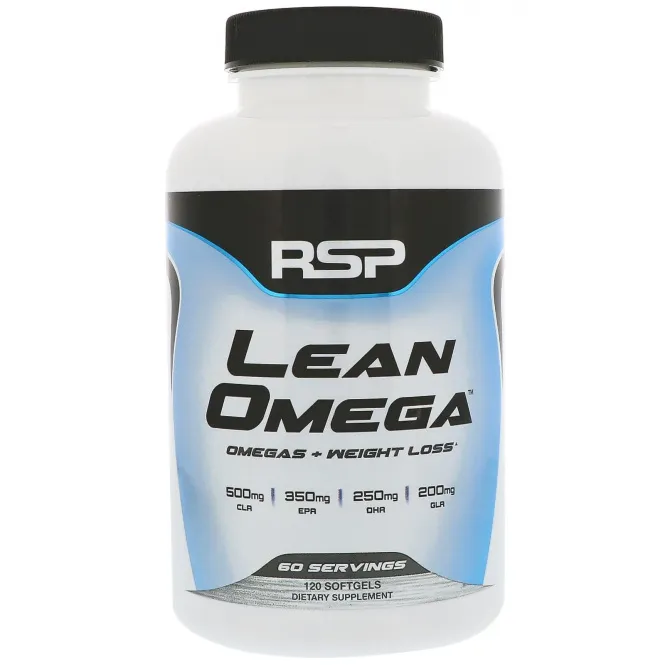 RSP Nutrition, Lean Omega, Omegas+Weight Loss, 120 Softgels