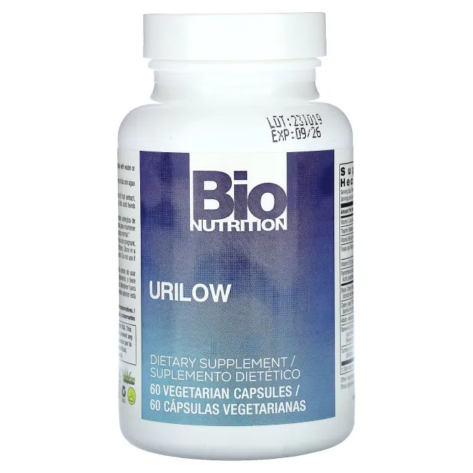 Bio Nutrition, Urilow 60 вегетарианских капсул