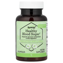 Vitacost, Synergy®, добавка для поддержания уровня сахара в крови, 60 капсул