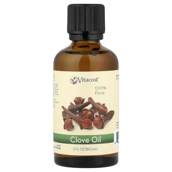 Vitacost, 100% чистое масло гвоздики, 60 мл (2 жидк. унции)