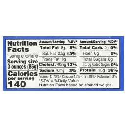 Wild Planet, дикие сардины, в воде, без добавления соли, 125 г (4,4 унции)