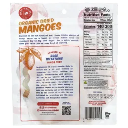 Made in Nature, органическое сушеное манго, 85 г (3 унции)