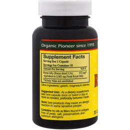 Y.S. Eco Bee Farms, Маточное желе, 2000 мг, 35 капсул