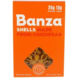 Banza, Нут в оболочке, Паста, 8 унций (227 г)