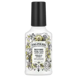 Poo-Pourri, Before-You-Go, спрей-освежитель для туалета, со свежим цитрусовым ароматом, 118 мл (4 жидк. унции)